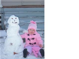Vivi's 1st Snowman