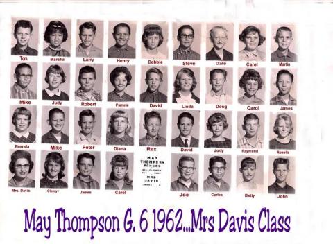 May Thompson, class of 1962..Mrs Davis.