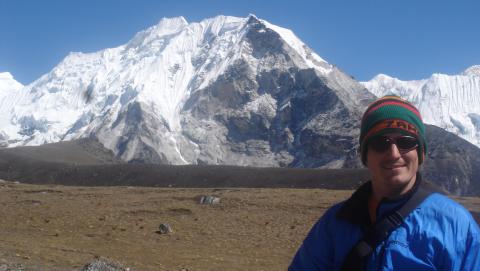 Me in front of Island Peak 20305ft.