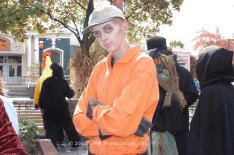 Chris at the Fright Fest Wedding