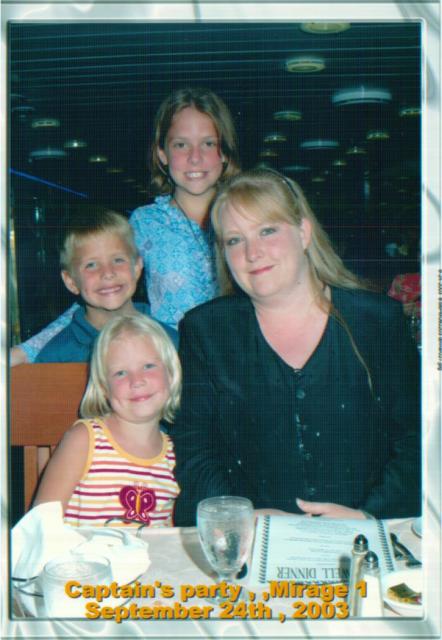 Me & Kids on Bahama Cruise 9.24.03