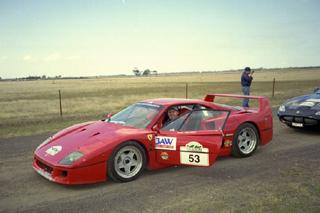 F40 at the Dutton Rally - Near Melbourne