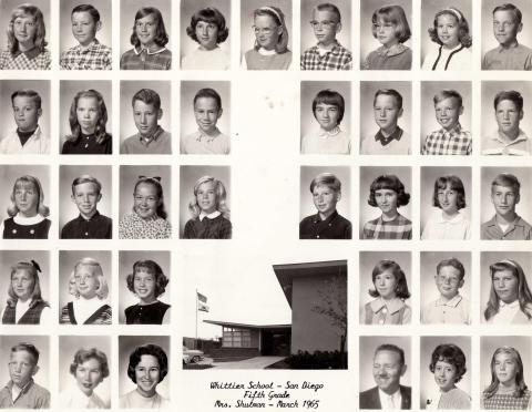 Whittier Class Pictures 1961-1966