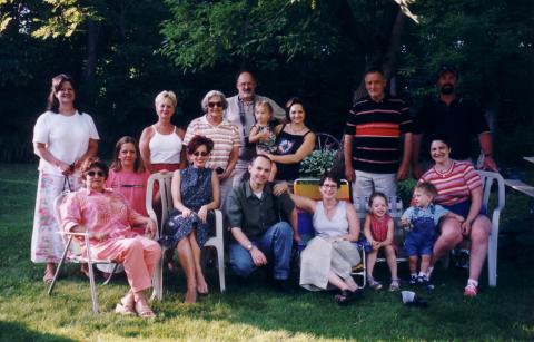 group photo BBQ