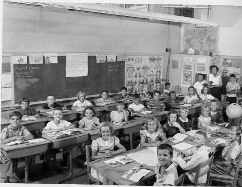 Mrs. Booher 3rd grade 1954/55
