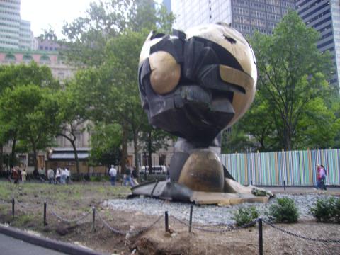 This used to stand in the WTC