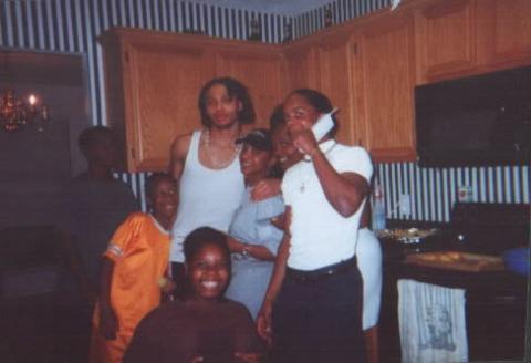 my fam in my kitchen