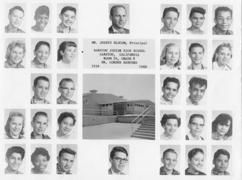 8th grade - 1959 - Mr Sanford
