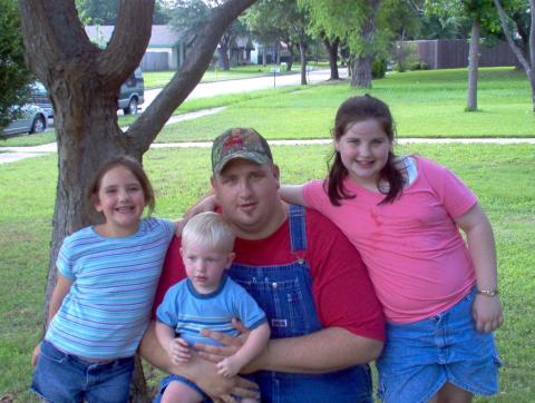 My brother Danny and his 3  kids