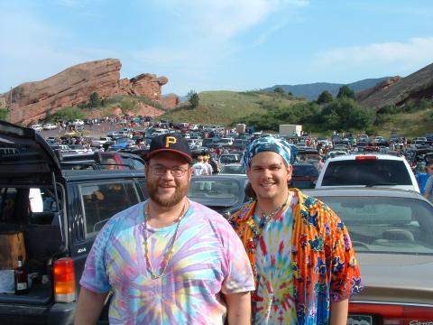 Bob and Son Ryan at Red Rocks (Denver)