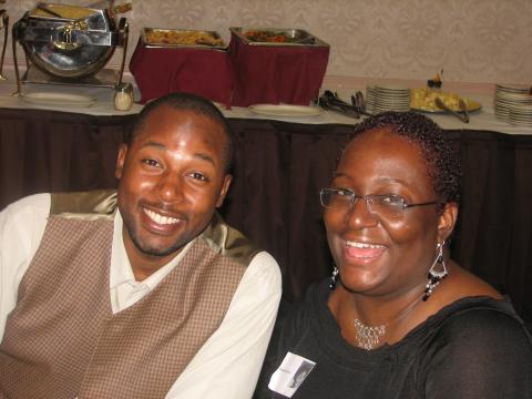 Eddie Purnell and Kimberly Brown