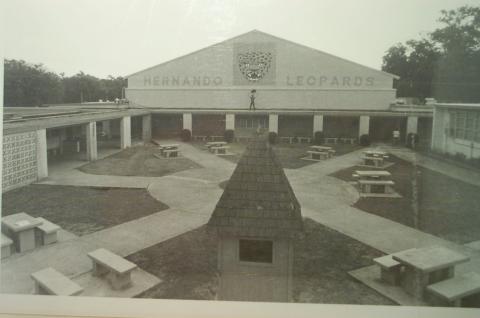 HHS Courtyard 1985