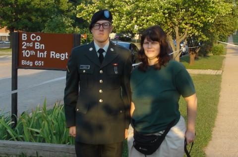 Steven's  Army Base Training Graduation