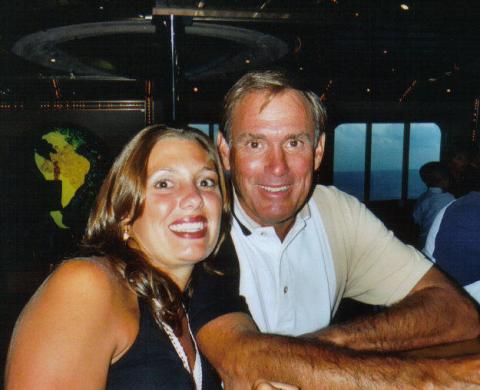 erin and daddy, cruise July 2003