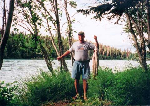 Me with reds at Kenai river