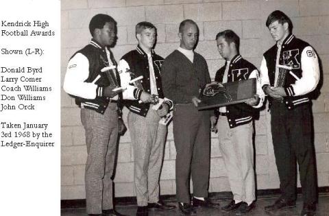 KHS Football Awards 1968