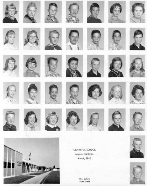 March 1962  5th grade