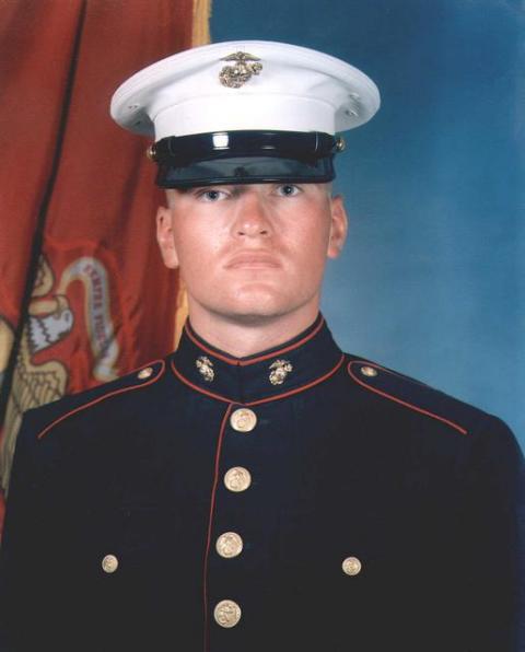 Justin, Marine Corps. 2000