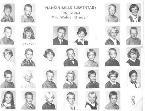 Nankin Mills 1963-64 Grade 1 Mrs. Wolds