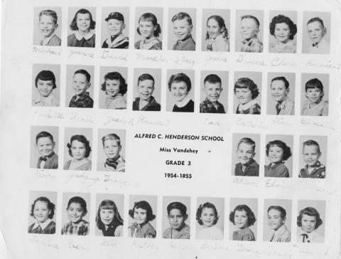 3rd grade - 1954 - Ms Vandehey