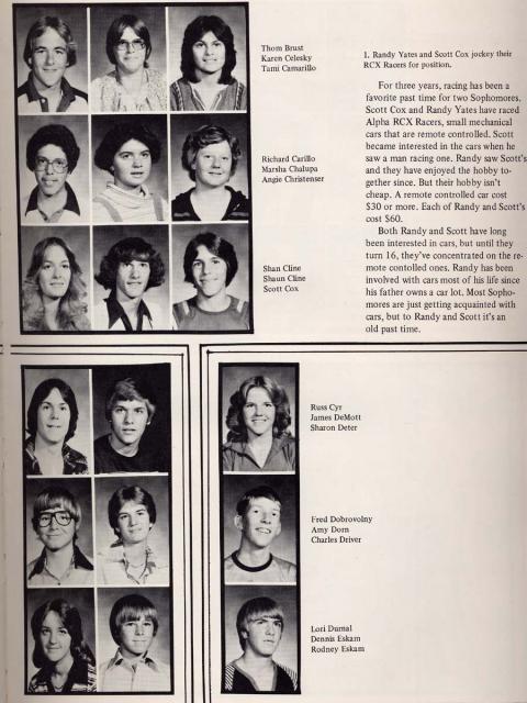 Class of 81 year book photos from 1979