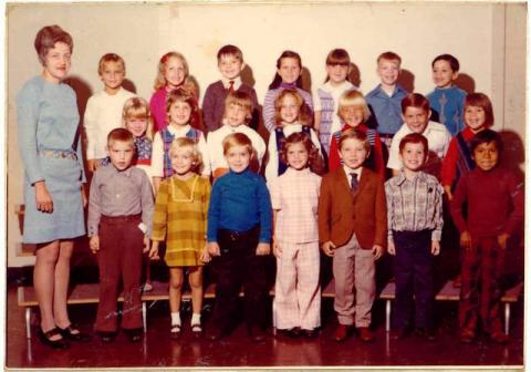 Mrs. Hanusin's kindergarten Class 1973