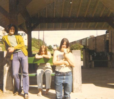 Gary Evans, Pat Fulton & Me @ Pier June '71