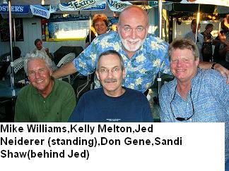 L-R Mike Williams,Kelly Melton, Jed Neiderer(stand) & Don Gene