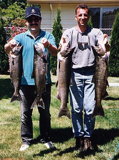 My first Salmon catch--Oregon