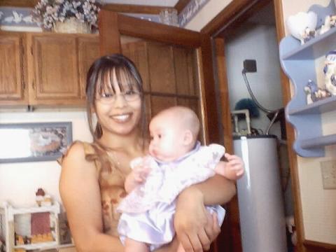 Dee and my niece Sierra Shambow 3mths