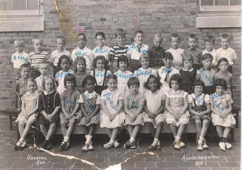 1960 Miss Webb Kindergarden Class
