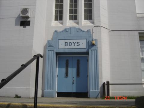 boys entrance facing the field4 009