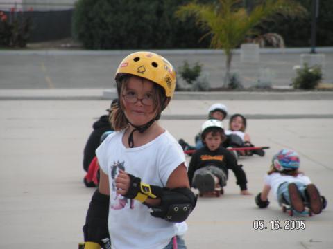 Learning the skateboarding!!!