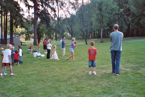 Fun and games at picnic