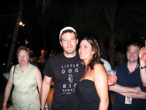 With Ben Affleck