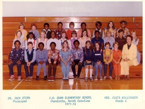 Ms Williamson's 1977-78 6th Grade Class