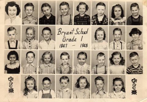 Bryant Elementary 1st grade, 1947-48