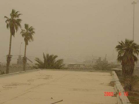 Mild Dust Storm