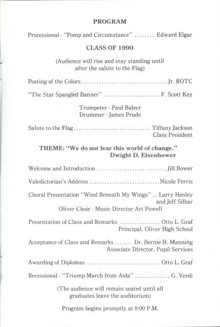 Commencement Program Page 3