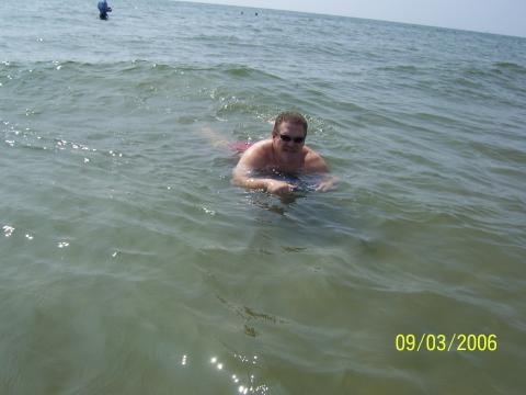 swimming in th Gulf