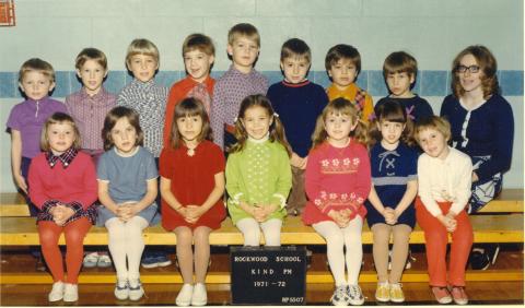 1971-72 Kindergarten Class