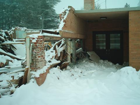 Old Flambeau High Demolition 02-26-08