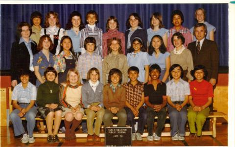 Class Picture 1977-78 Grade 6