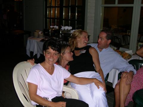 Tim with the ladies! Missy,Barb,Lynanne