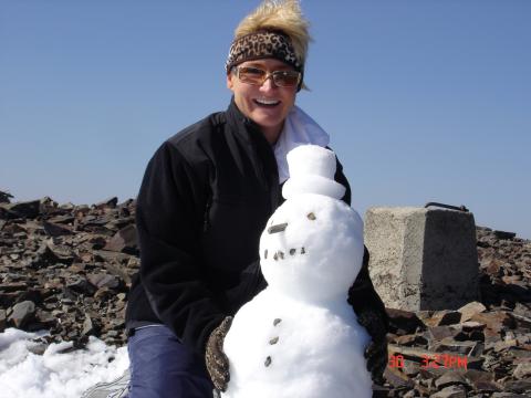 Kk & Snowman at Red Mountain