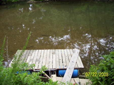 dock at cabin