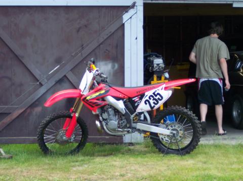 Jakes First Dirt Bike   Honda CR 250