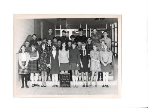 JOHN MARTIN JR. HIGH SCHOOL CLASS 703 FEB 8 TH 1968