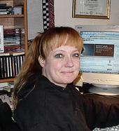 Me at my computer. 2007