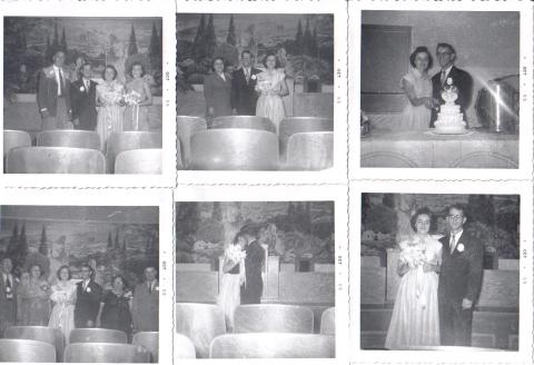 Roosevelt Junior High School Class of 1951 Reunion - MARV&CORY WEDDING 50 YEARS AGO